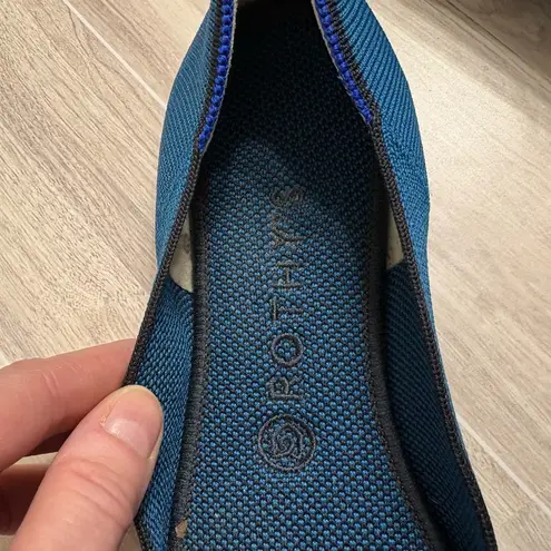 Rothy's The Square Retired Color Pacific Blue Loafers