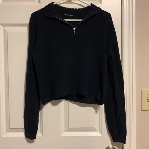 Brandy Melville  navy blue knit sweater