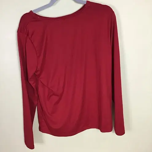 Rae Dunn  Women Christmas Shirt Sz. Med. EUC Holiday Cheer  long sleeve Top