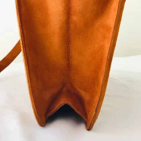 ROSINA FERRAGAMO SCHIAVONE Vintage leather and suede purse Brown