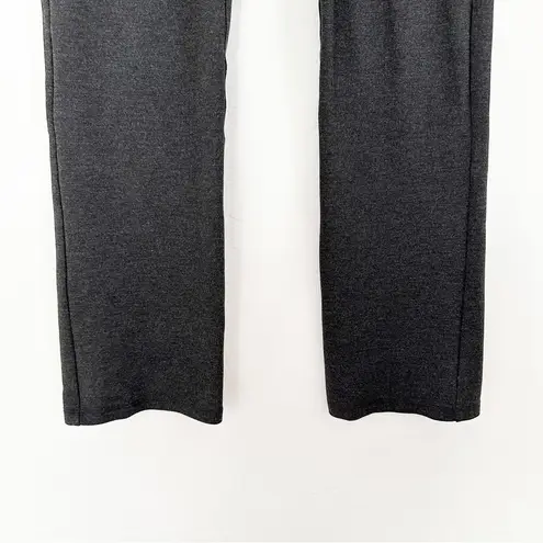Betabrand Straight-Leg Dress Pant Yoga Pants – Charcoal Gray, Small Petite