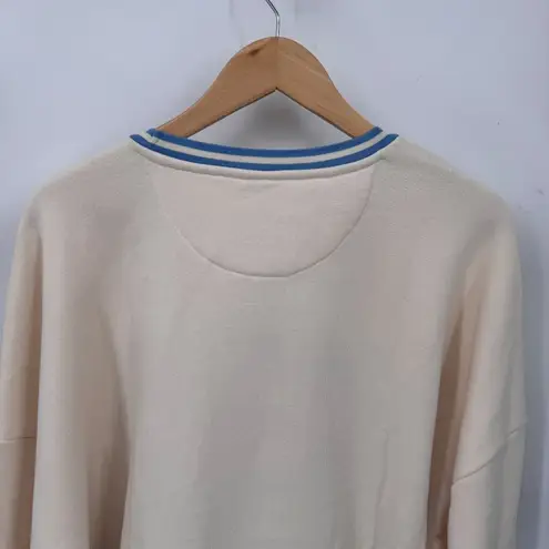 Her Universe Disney Lilo Stitch Ohana Sweatshirt Womens 2X White Blue NEW - Image 6