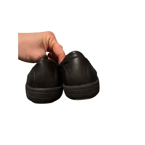 Abeo Black Leather Balboa Loafers Smart 3570 Comfort Slip On Shoes Women’s Sz 8