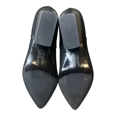 Alfani  Womens Black Faux Almond Toe Ankle Boot, Size 9.5