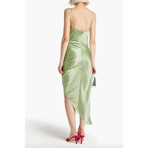Cinq à Sept Cinq a Sept Emilia Silk Midi Dress Pale Green Womens Size 6
