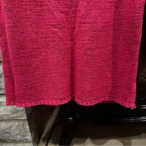 Coldwater Creek Women's Pink Sleeveless Knit Top Size Large (14)