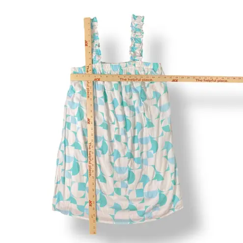 Emily Wonder Soft Green Geometric Sundress Size Large Summer, Casual, Beach