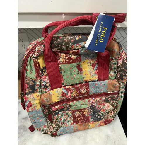 Polo Ralph Lauren Patchwork Backpack with Laptop Sleeve – NWT