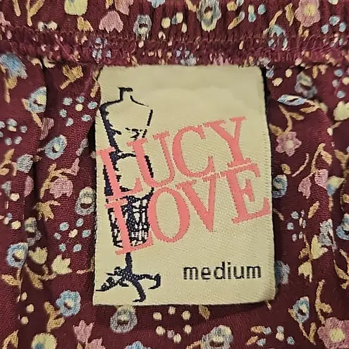 Lucy Love 💕💕 Free & Easy Mini Skirt ~ Multi- Color Floral Print Medium