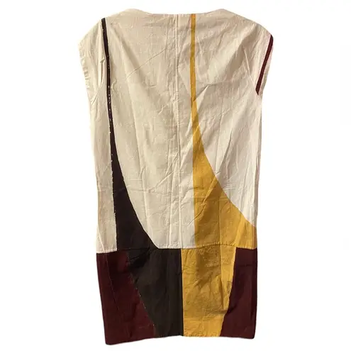 MARNI COLOR BLOCK COTTON DRESS Size 4