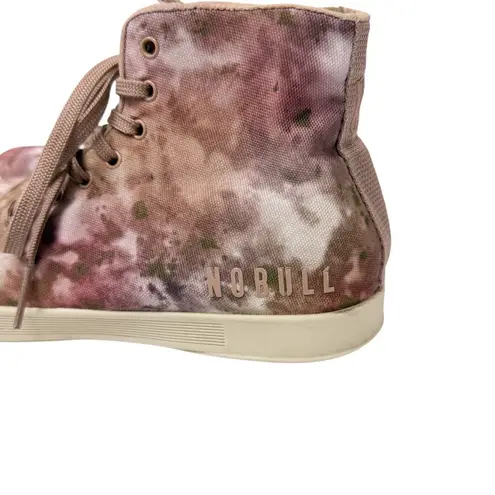 Nobull High Top Tie Dye Camouflage Trainer Shoes Sneakers Pink Womens Size 8