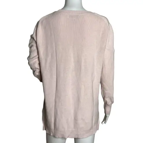 Magaschoni M Sweater Womens Small Blush Pink Everyday Neutral Basic Minimalist