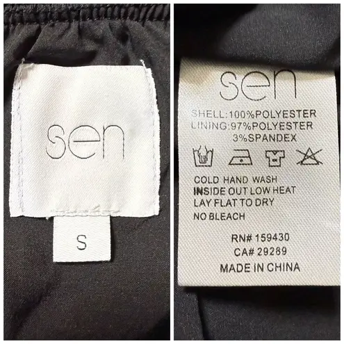 Anthropologie Skirt Small SEN Pleated Animal Print Floral Asymmetrical Pull On