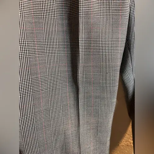 Brooks Brothers Trousers Black White Plaid Houndstooth 100% Wool lined pockets 4