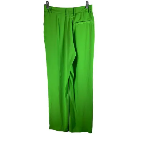 MM6 Maison Margiela Green Crepe Straight Leg Pants Size 40