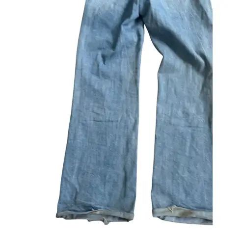 Vervet  Light Wash Distressed Wide Leg Jeans Size 27