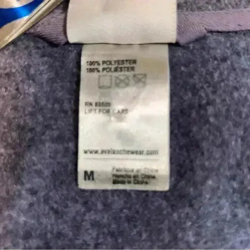 Women's Size Medium Avalanche Zip-Up Sweater pre-loved purple