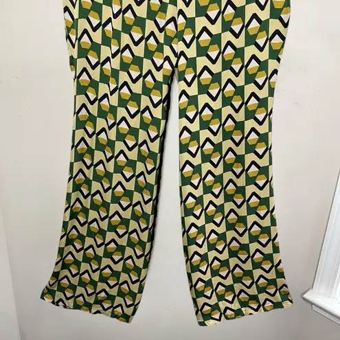 ZARA  Tha Safia Geometric Satin Wide Leg Pant, XL