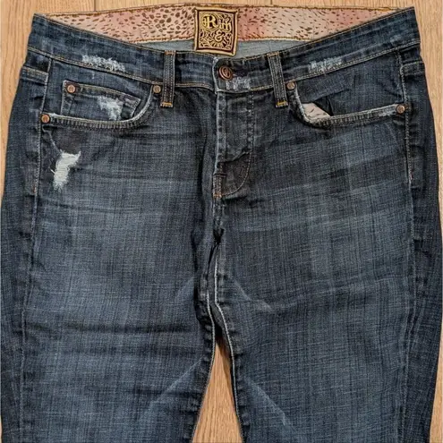 Rich & Skinny Womens 29 Dark Faded Wash Slim Leg Jeans