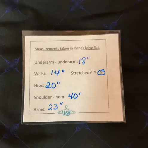 41 Hawthorn Ryleigh Scallop Detail Lined Faux Wrap Dress Black Blue Size Small