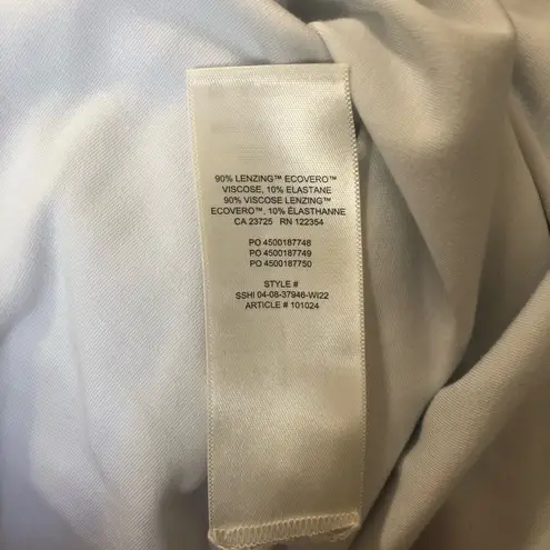 NWT ARITZIA WILFRED Saturn Long Sleeve Wrap Midi Dress in Frozen Grey Si… Size XL