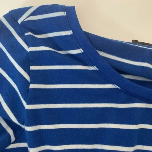 Hannah Woman Size Large Women's Blue White Top