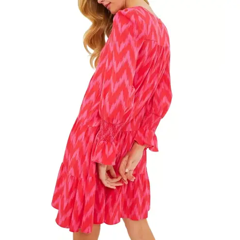 Tuckernuck Pomander Place Ikat Kenzo Mini Dress Hot Pink Size Medium