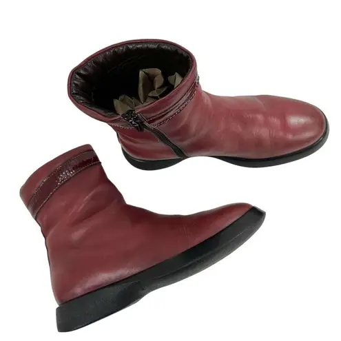 Vintage Hogan Zip Up Chelsea Boots Women’s Size 38 (US Women’s 7) Red