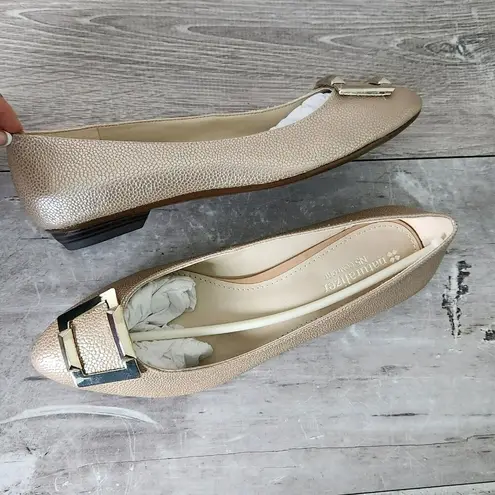 Naturalizer N5 Comfort Womens Paola Nude Shiny Print Flats Shoes Size 7.5 N