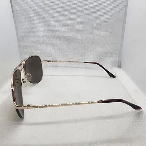 Steve Madden  Gold & Tortoiseshell Aviator Sunglasses - Image 10