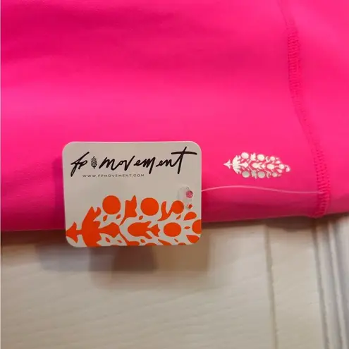 Free People Movement Free People FP Movement Run Racer Pink Leggings Pants Rainbow Back Zip Ankle NWT