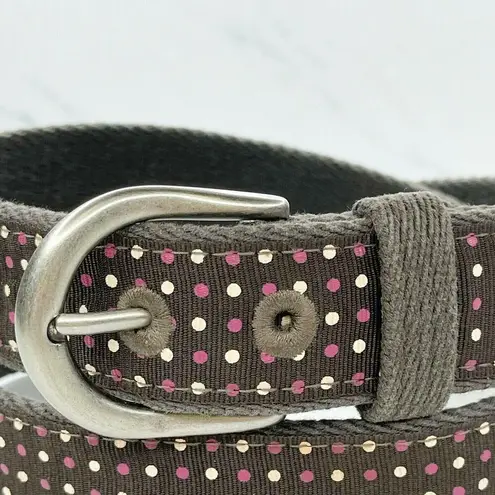 American Eagle  Outfitters AEO Polka Dot Ribbon Web Belt Size Medium M Womens