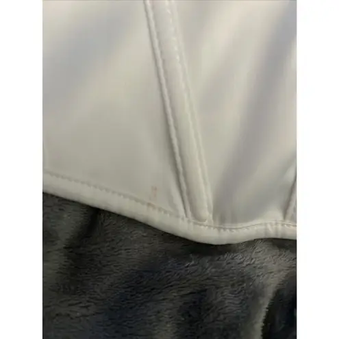 MADRAG White Corset Bustier Crop Top Women's Zip Size S Front Clubwear Festival