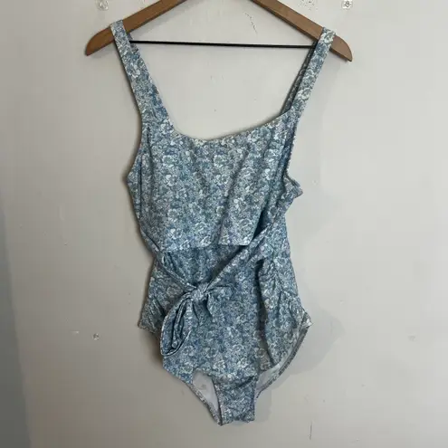 Kindred Bravely - Floral Nursing & Maternity One-Piece Tie Swimsuit Summer Beach