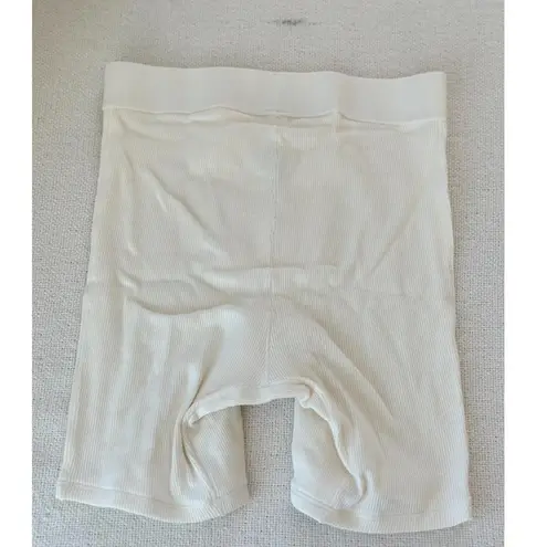 SKIMS Cotton Rib Boxer in Marble, Size XXS