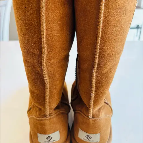 Dream Paris Dream Pairs Suede Women's Tan Winter Boots size 9 mint condition