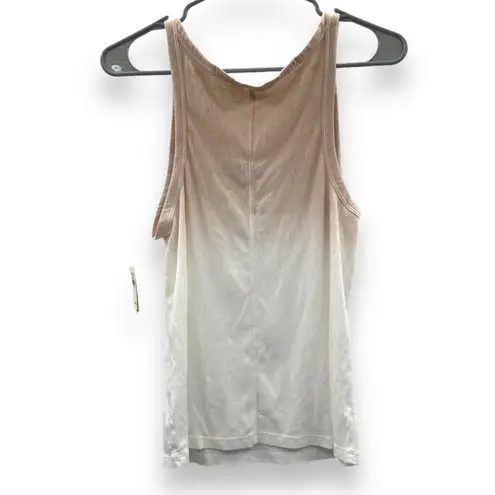 Aerie  Cream & Pink Ombre Sleeveless Scoop Neck Tank Top Sz‎ XL NEW
