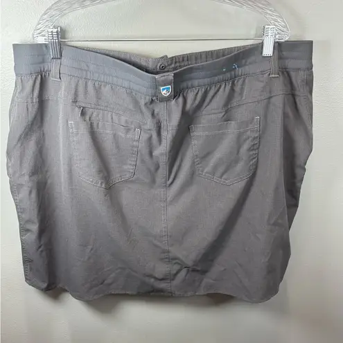 Kuhl Women's Strattus Skort Hiking Outdoors Gray Size 20W