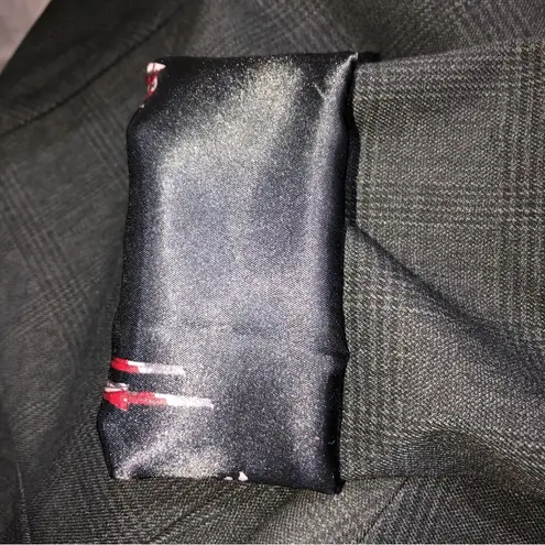 Fenn Wright Manson Gray Glen Plaid Tailored Blazer Large NWOT