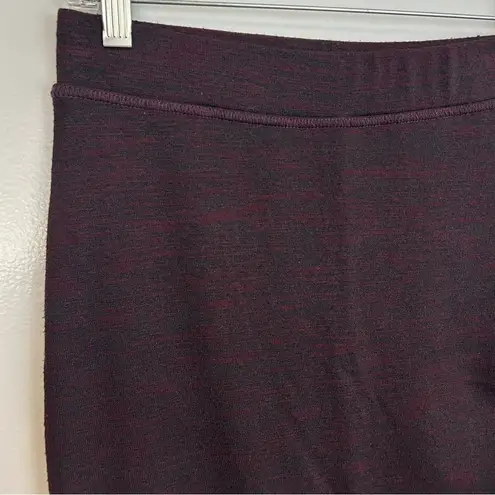Wilfred Free Burgundy Ruched Jersey Pencil Skirt Size Small