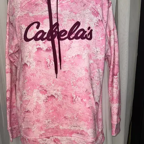 Cabela's Pink Hoodie Sweatshirt