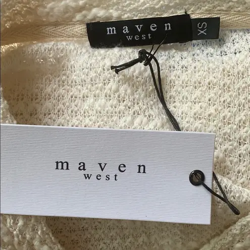 Maven West fringe sleeve sweater