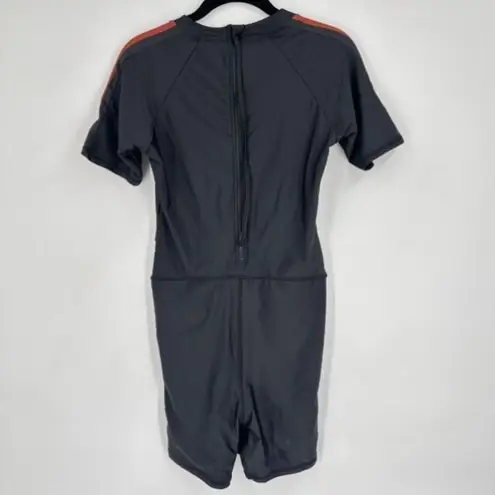 HUMANKIND PRIDE SWIM BATHING SUIT UNISUIT Rainbow Unisex GAY BEACHWEAR Small Black