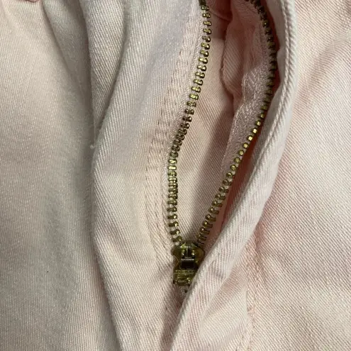 VINTAGE AMERICA BLUES, BOHO Crop, Women’s pink Jeans, Size 14,Stretchy,5 Pocket