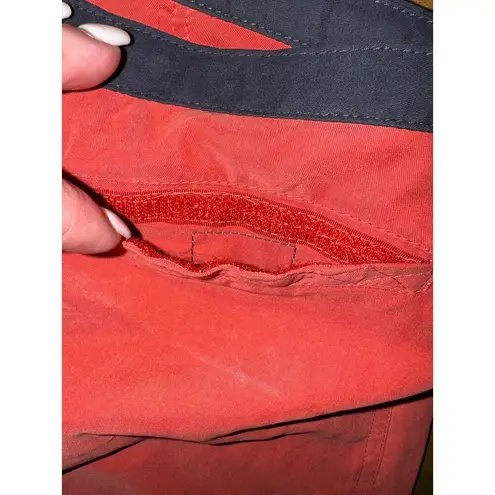Royal Robbins hiking outdoor travel shorts red- orange color size 10
