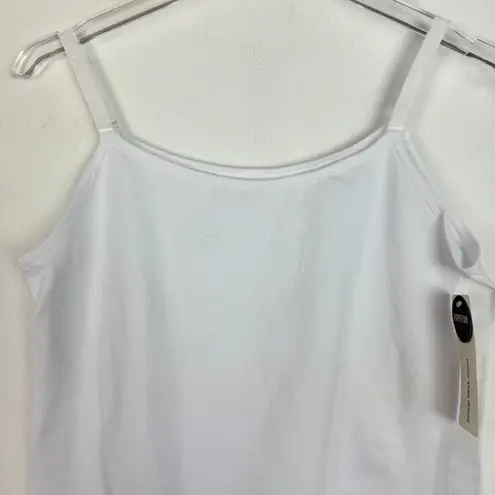 NWT Shapermint Empetua Scoop Neck Cami Top White Size XXL 2XL NEW
