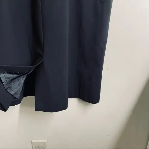 Tahari Arthur Levine Collar Detail Black Dress size 10