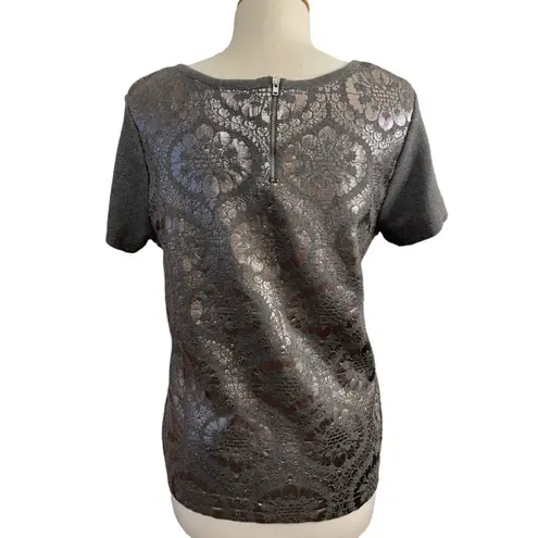 Women's Anthropologie MOTH Shirt Size M Gray Size M