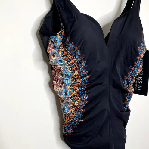 MiracleSuit Warp Speed Temptress One Piece Swimsuit Womens New Size 14