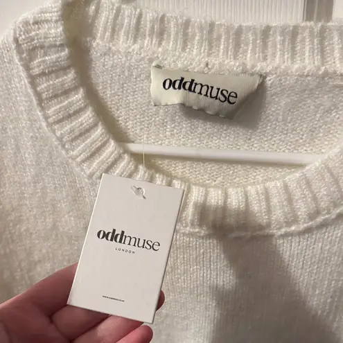 The Ultimate Muse Knitted Jumper White Size XL